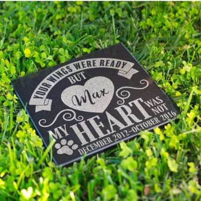 Personalized Pet Memorial Stones for Dogs Pet Grave Markers