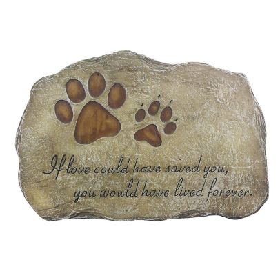 Dog Memorial Stone for Garden Backyard Marker Grave Tombstone