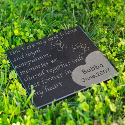 Personalized Dog Memorial Stones Customized Pet Headstones - You Were my Best Friend #35