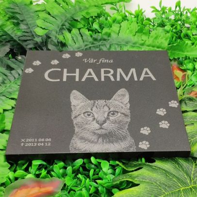 Cat Memorial Stone, Dog Memorial Plaque, Pet Grave Marker, Cat Headstone Personalized, Pet Headstone, Loss of Dog Memorial Sympathy Gift