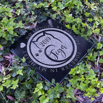 Personalized Cat Memorial Stones Customized Pet Headstones - No Longer by My Side