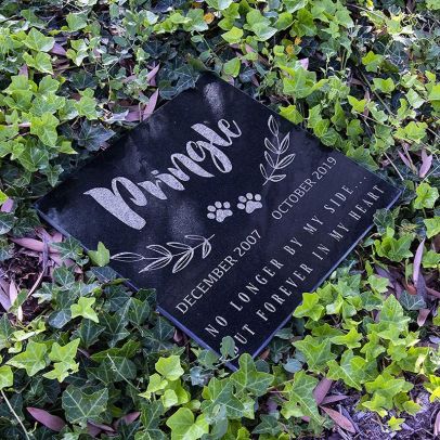 Personalized Dog Memorial Stones Customized pet Grave Marker Headstones #5