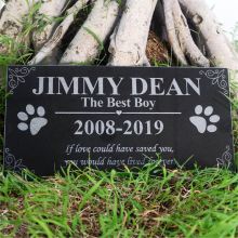 Pet Memorial Stones Engraved With Pet S Photo Personalized Cat Dog Memorial Stones Grave Markers Granite 12 6