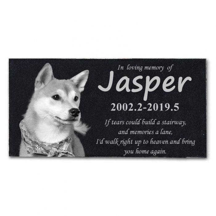 pet memorial stones dog